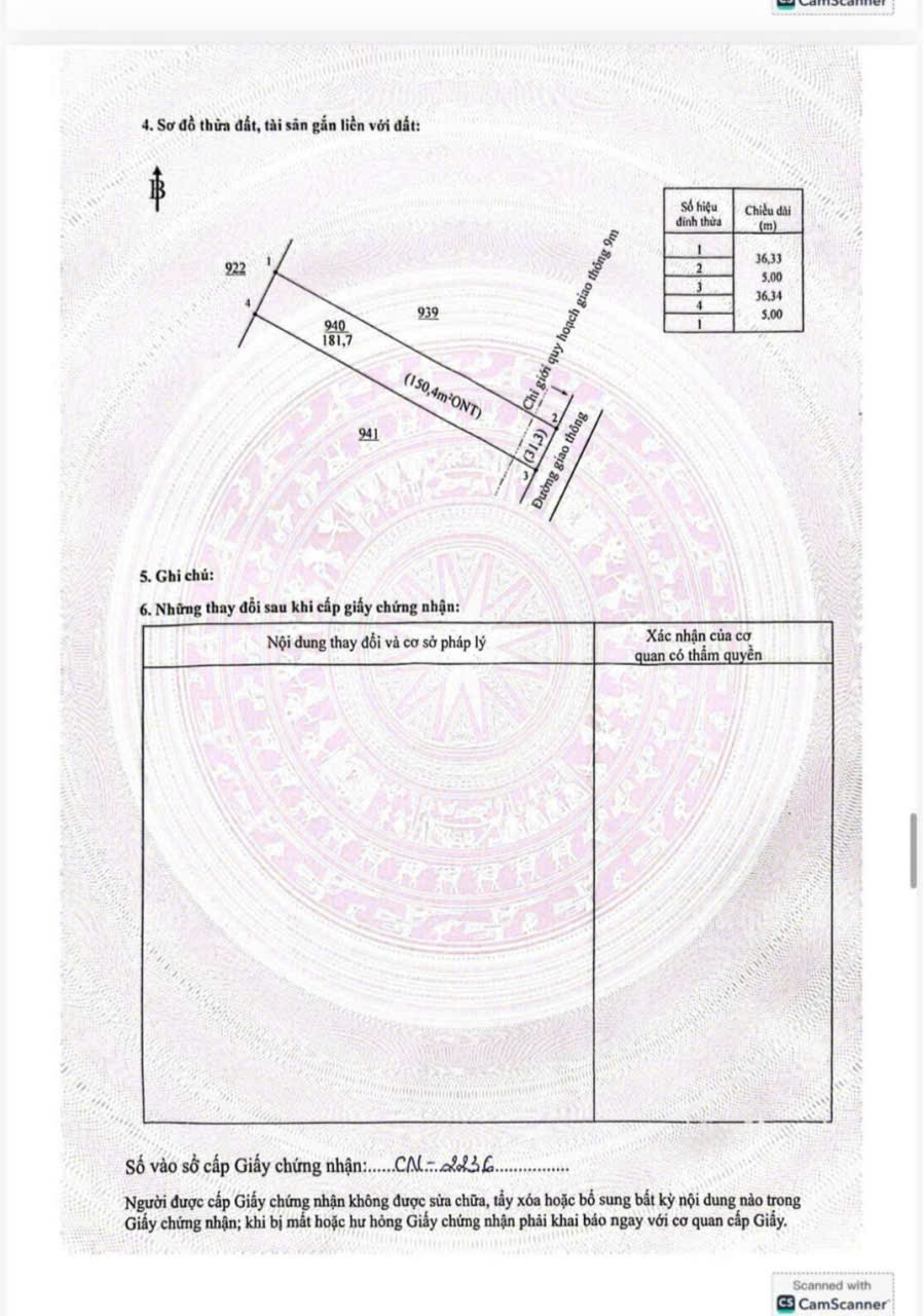 Bán Đất 180m² thổ cư 150m² giá 520 triệu tại Xã Minh Lập Thị xã Chơn Thành Bình Phước