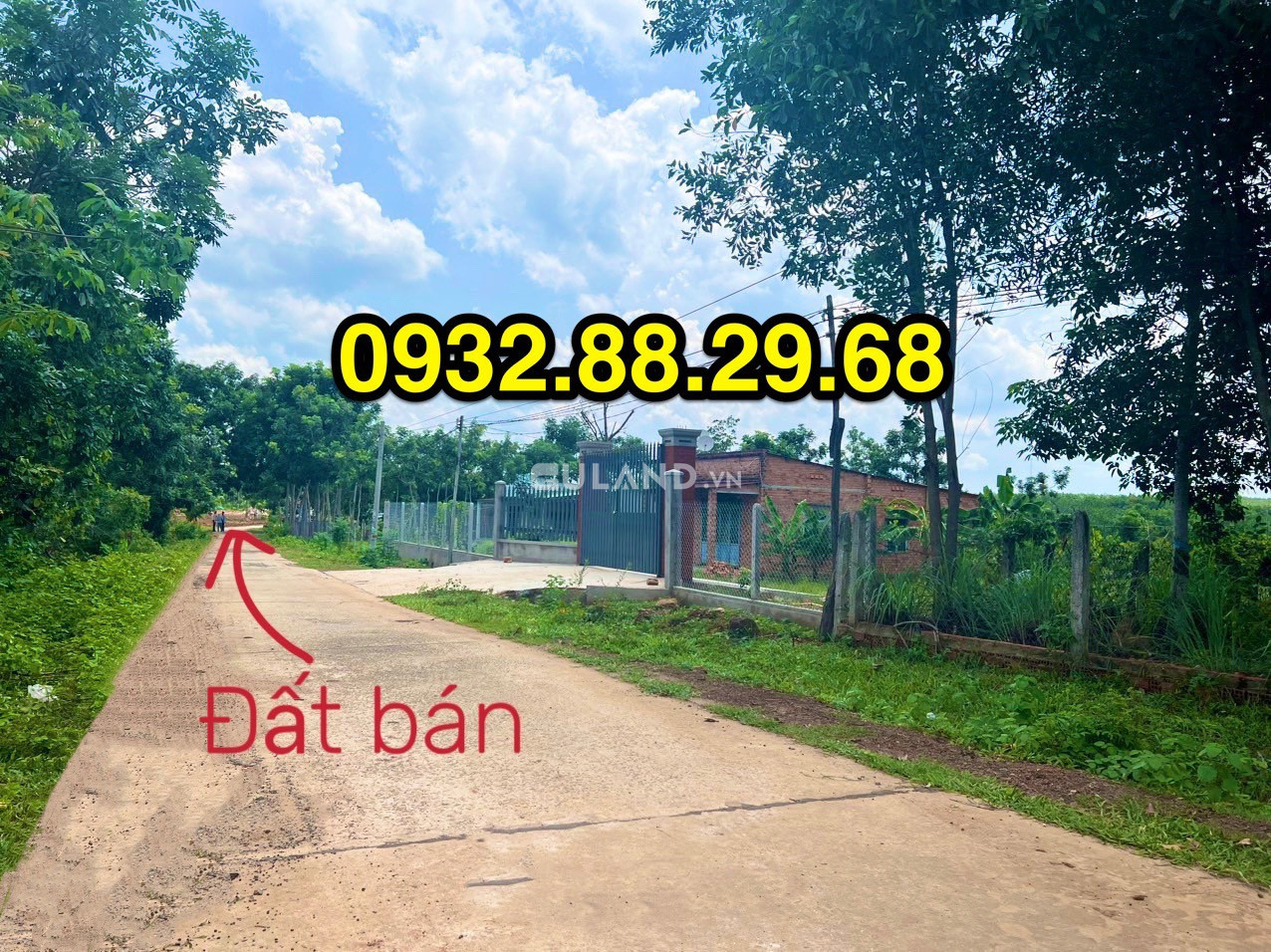 BÁN ĐẤT CHÍNH CHỦ 9 LÔ ĐẤT GÓC (45X56=2.520M2) GIÁ 190 TRIỆU