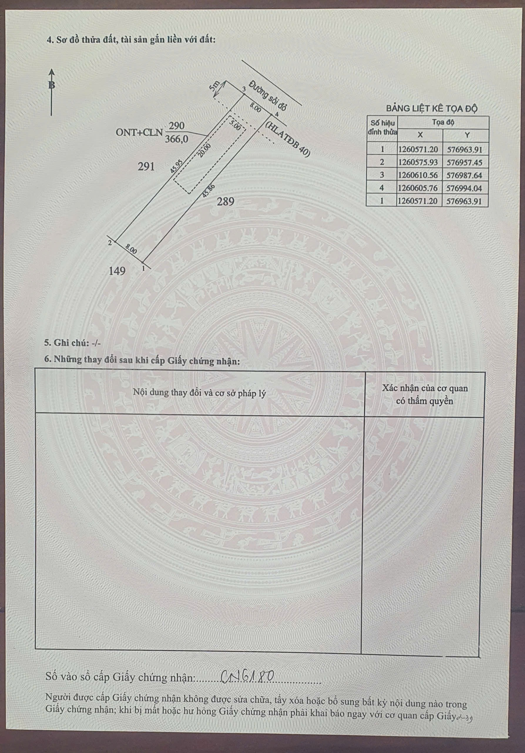 Chính chủ cần bán đất Dầu Tiếng 366m2 gần chợ, bệnh viện