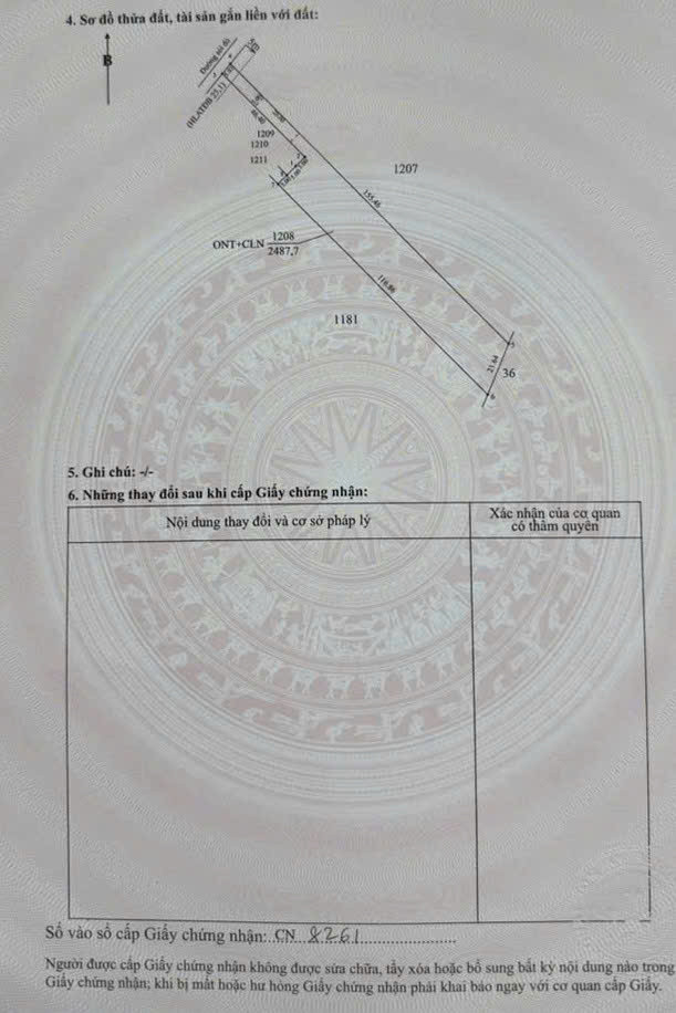LÔ ĐẤT HƠN 2000m2, CÓ 100M2 THỔ CƯ