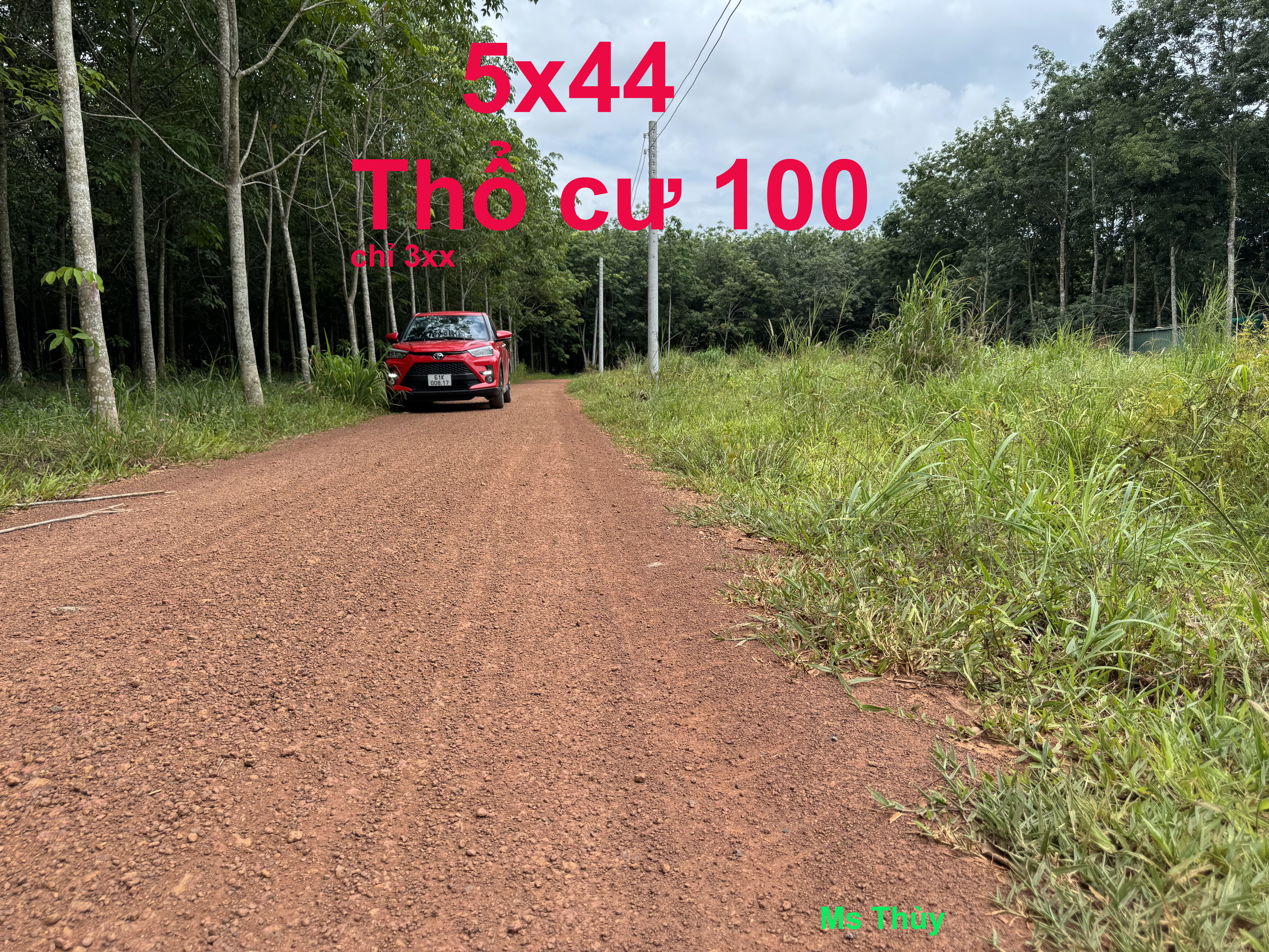 Đất Long Hoà - TPHCM, ngang 5x44, thổ cư 100, sỏi đỏ gần bên DT749