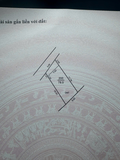 Bán đất 78m² ngang 5.92m giá 1.8 tỷ tại Xã Minh Trí Huyện Sóc Sơn