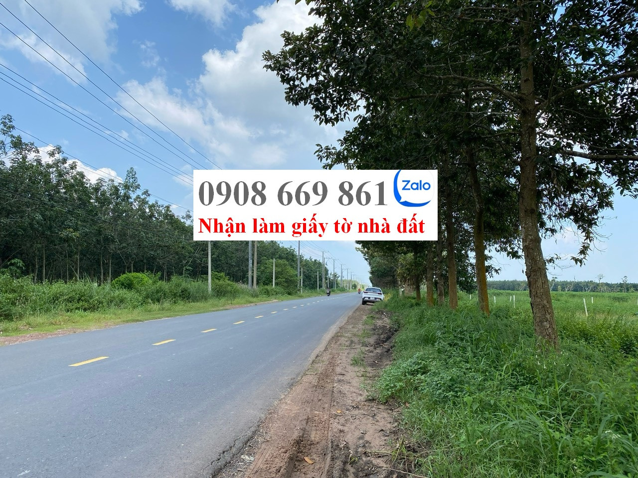 bán đất MT đường bòn bon . diện tích 390 m2 . xã mỏ công . tân biên