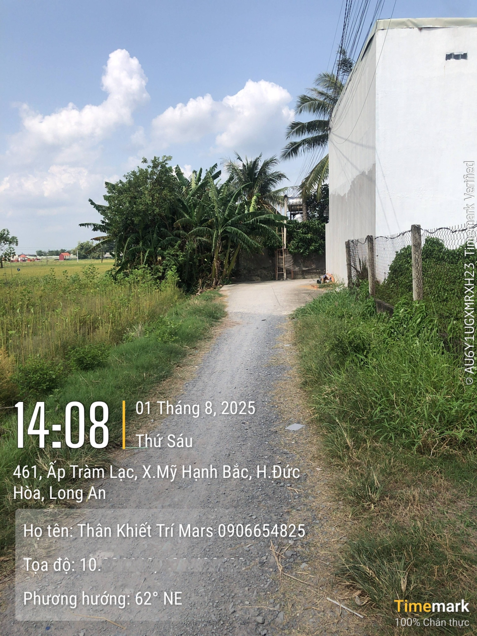 Bán Nhà vườn tại Mỹ Hạnh Bắc, Đức Hòa, Long An - THANH LÝ BANK