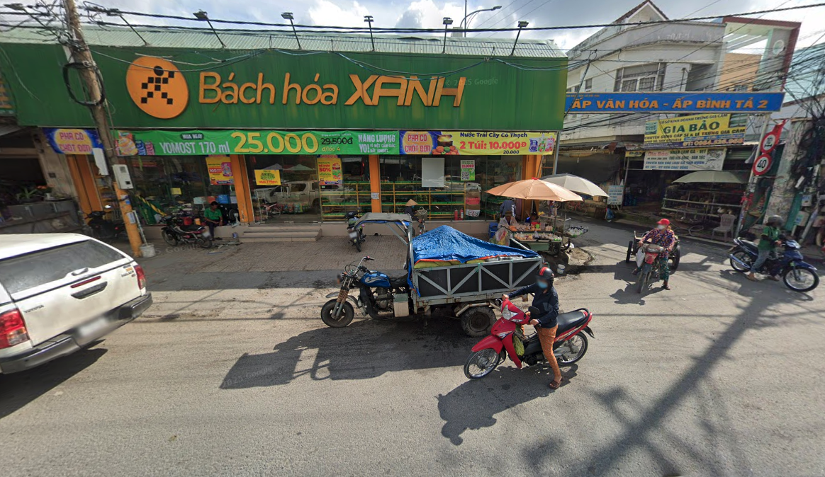 Bán đất 193m² ngang 5m, 2 mặt tiền, full thổ, SHR, cách Bách Hoá Xanh, Tỉnh Lộ 10 chỉ 1km, dân cư đông, giá 1.7 tỷ Xã Mỹ Hạnh