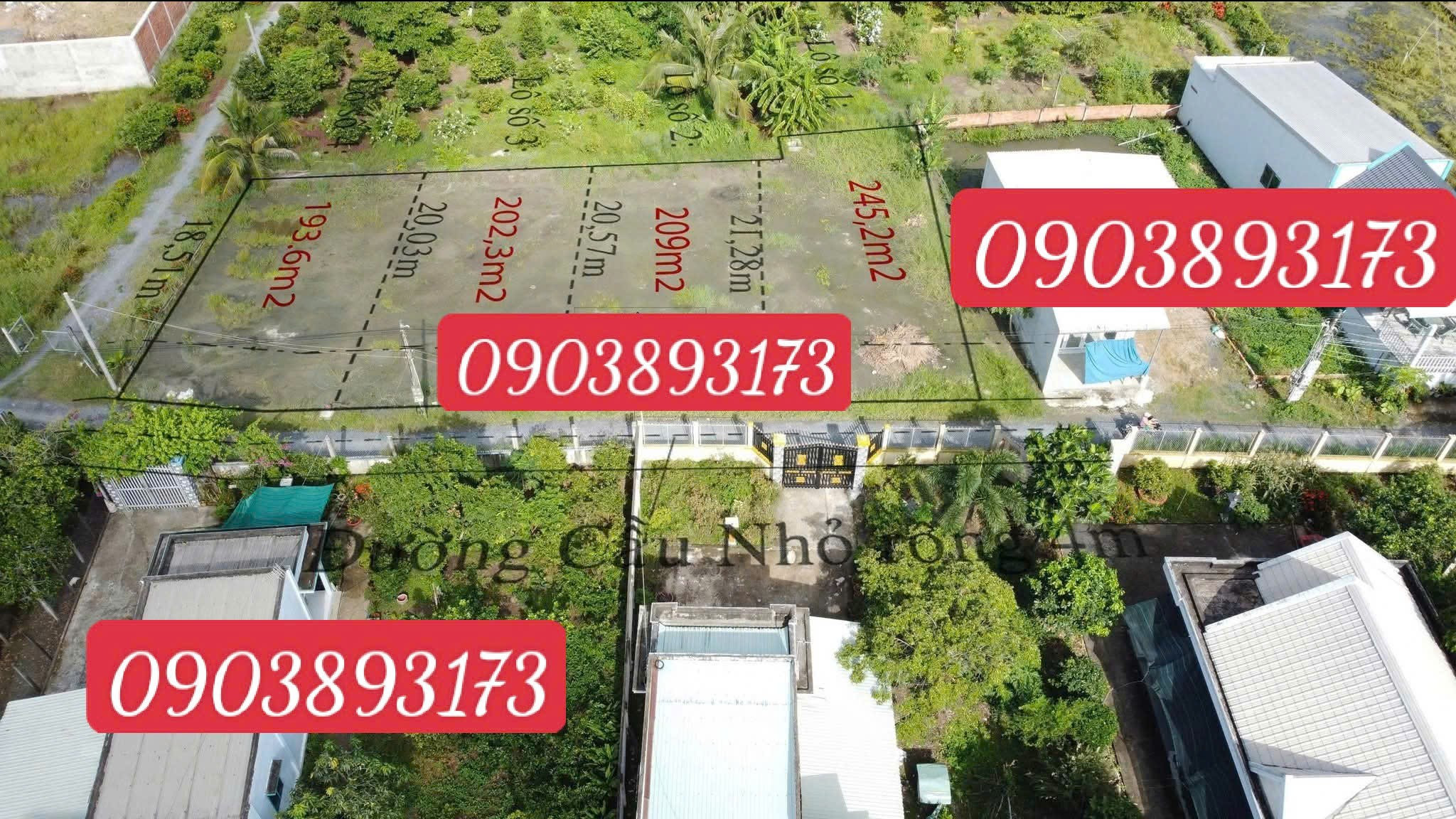 Chính chủ cần bán 203 mét thổ cư Đường Cầu Nhỏ - xã Mỹ Lệ ,Cần Đước, Long An