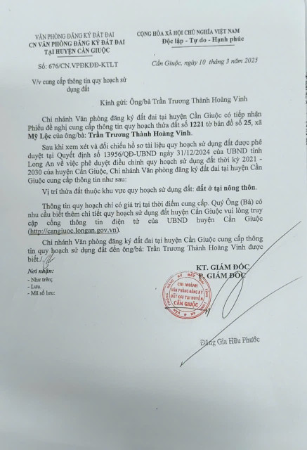 Bán đất cần giuộc
