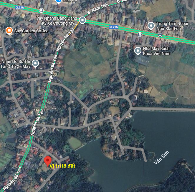 129m full thổ cư - Gần QL21 và Hồ Văn Sơn - giá bán 1,x tỷ