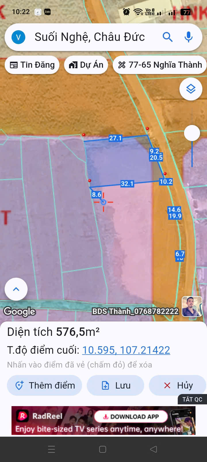 Bán đất 576m² ngang 20m giá 3.5 tỷ Xã Ngãi Giao