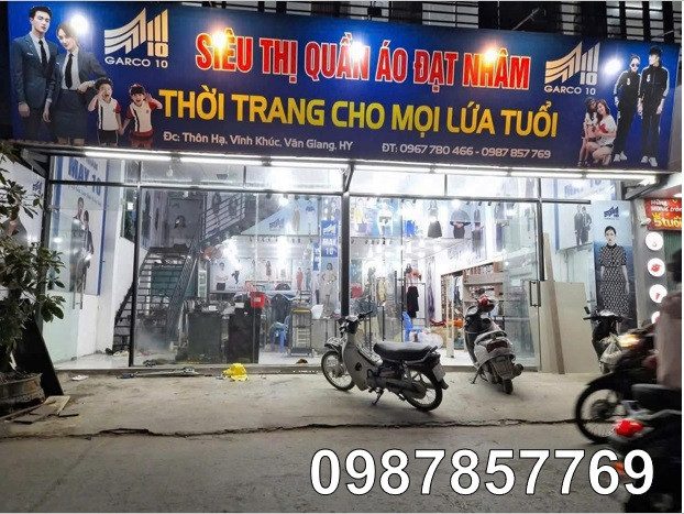 🔹Cho thuê mặt bằng 2 tầng, DT lớn - kinh doanh thoải mái tại Văn Giang, giá hợp lý; 0987857769
