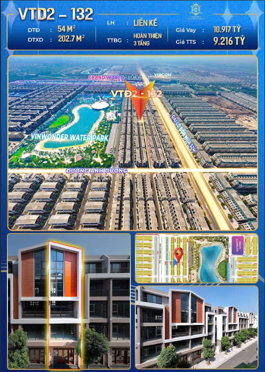 Sở hữu ngay siêu phẩm biệt thự biển VTĐ2-132 tại Ocean City