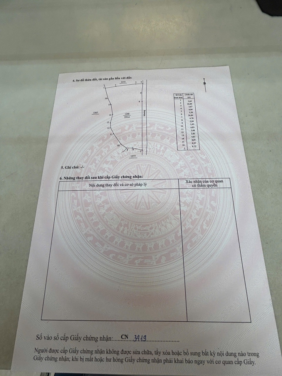Bán Đất, sổ trên 500 m2, giá 292 triệu.