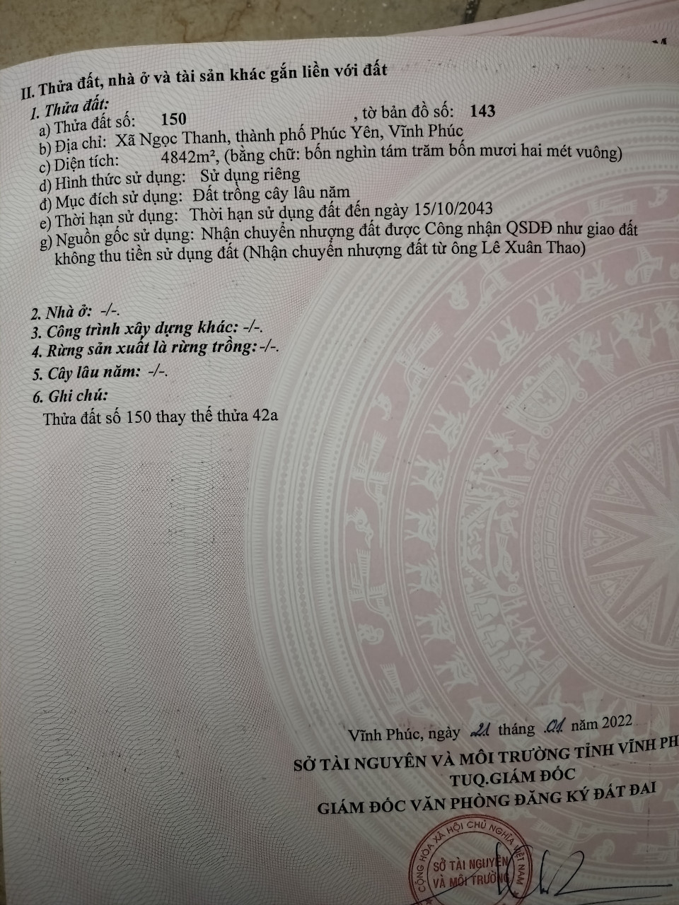 Tinh thần đoàn kết đi xuống chúng e QĐ bán cắt lỗ lô đất S thực tế ~1ha chỉ 2tr6/1m2