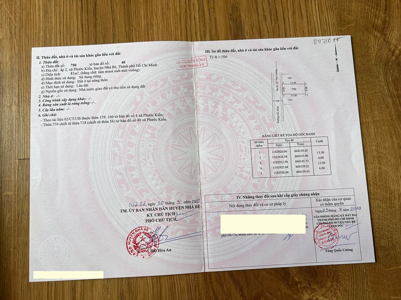 Bán Đất Tại 1344 Lê Văn Lương Phước Kiển Nhà Bè 81m2 Sổ Riêng Xd Tự Do Mt đường nhựa 7m