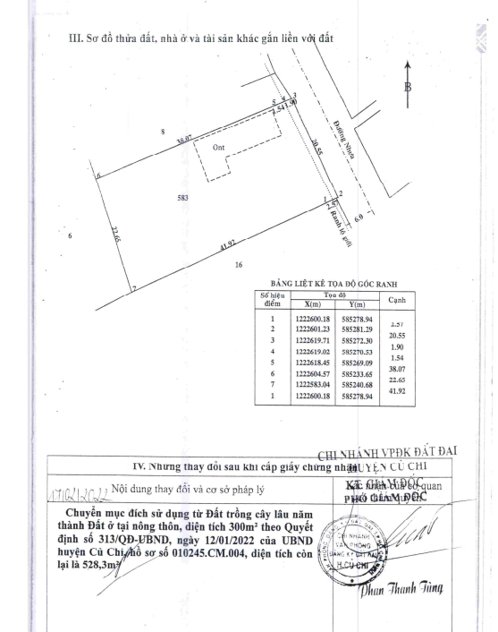 Chính Chủ Bán đất 933.7m² ngang 20.55m giá 9 tỷ Xã Nhuận Đức
