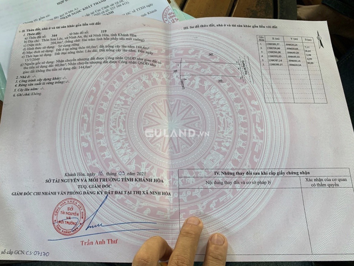 Chủ kẹt tiền cần ra gấp lô khu bàn cờ Ninh An
