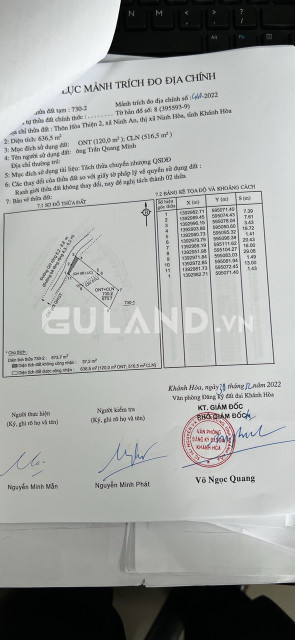 Chủ ngộp thở oxi hạ giá bán nhanh, 15x45, 120tho Ninh An