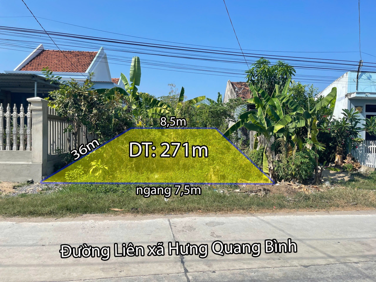 Bán đất 271m² 2.7 tỷ tại Xã Ninh Bình Thị xã Ninh Hòa 0763615365