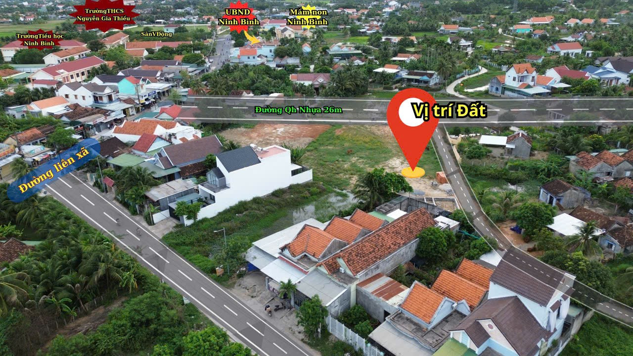 Bán đất 108m² ngang 5m giá 740 triệu tại Xã Ninh Bình Thị xã Ninh Hòa