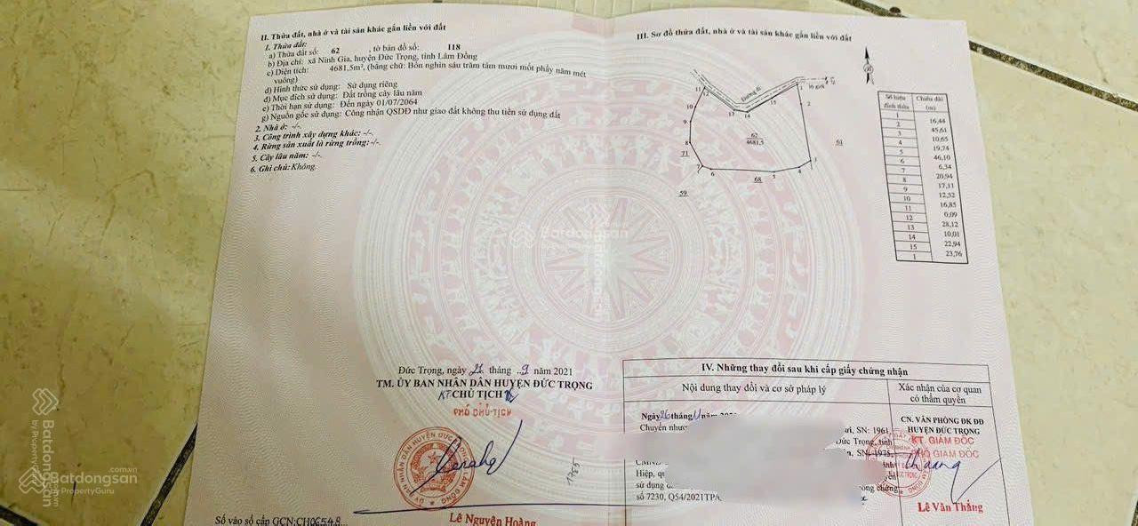 Cần bán gần nửa ha tại Ninh Gia