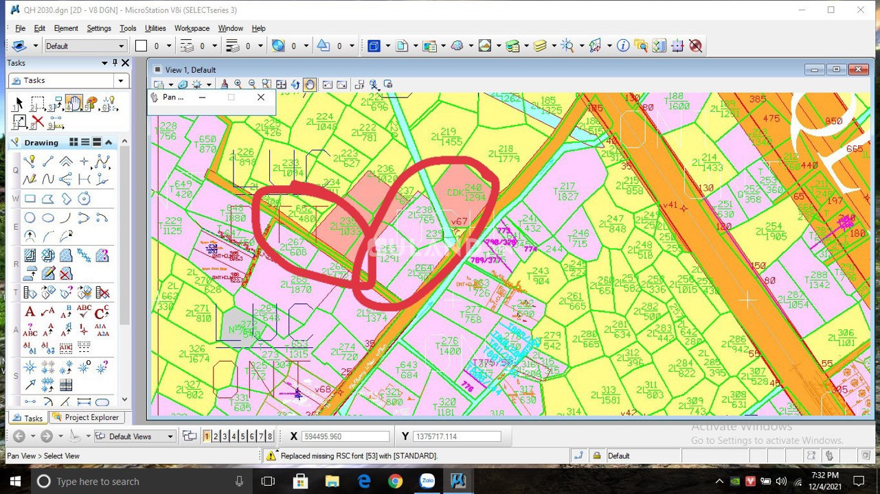 4027m2 đất lúa qh thổ, mặt tiền bê tông, cách QL1A 270m, khu dân cư đông đúc