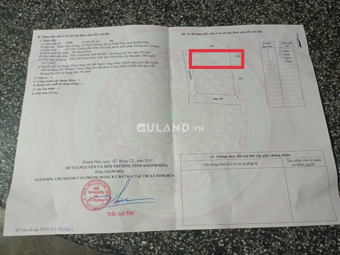 Đất Ninh Quang giá rẻ, chưa qua đầu tư