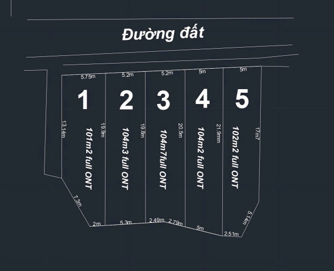 0938.113.403 Mở bán 5 lô đất full thổ cư Trường Phước, Ninh Quang ngang 5m mỗi lô, sát trung tâm thị xã Ninh Hòa