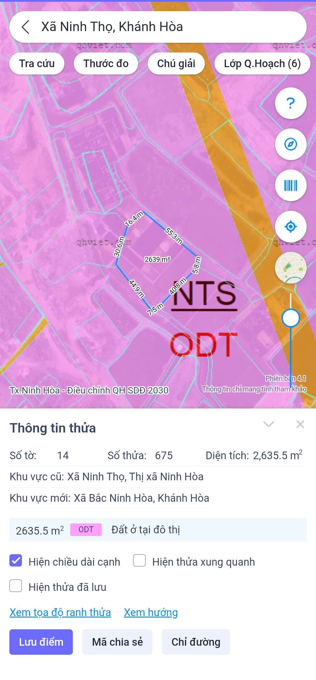 Cần bán lô đất cây hàng năm quy hoạch thổ cư