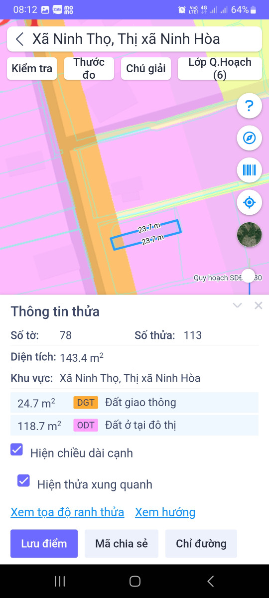 0938.113.403 Đất full thổ cư trục chính Lạc Bình Ninh Thọ gần biển Dốc Lết