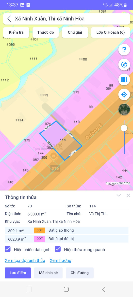 0984.648.677 e Thịnh L80 Ninh Xuân , Ninh Hiệp , Ninh Hòa , Khánh Hòa Giá 1ty7