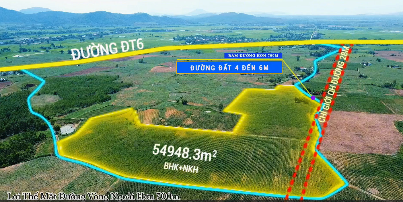 5.5 Ha đất siêu đẹp, phẳng Ninh Xuân Ninh Hòa