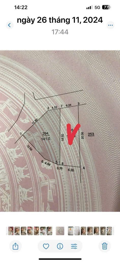 Bán đất 120m² ngang 6.3m giá 3.2 tỷ Xã Nội Bài