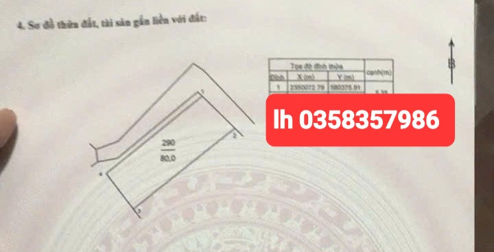 Bán đất 80m² ngang 5.35m giá 2.83 tỷ Xã Nội Bài