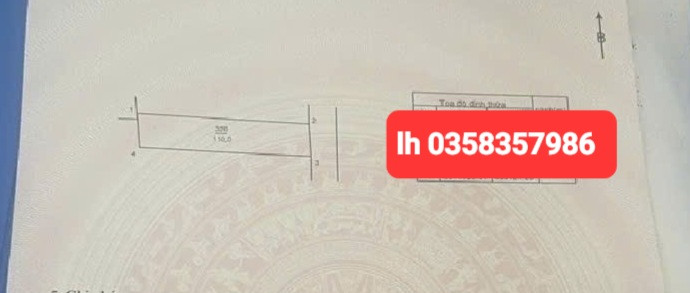 Bán đất 110m² ngang 4.87m giá 3.65 tỷ Xã Nội Bài