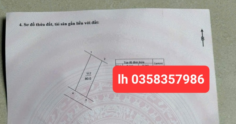 Bán đất 80m² full thổ cư ngang 5m giá 2.5 tỷ tại Xã Nội Bài