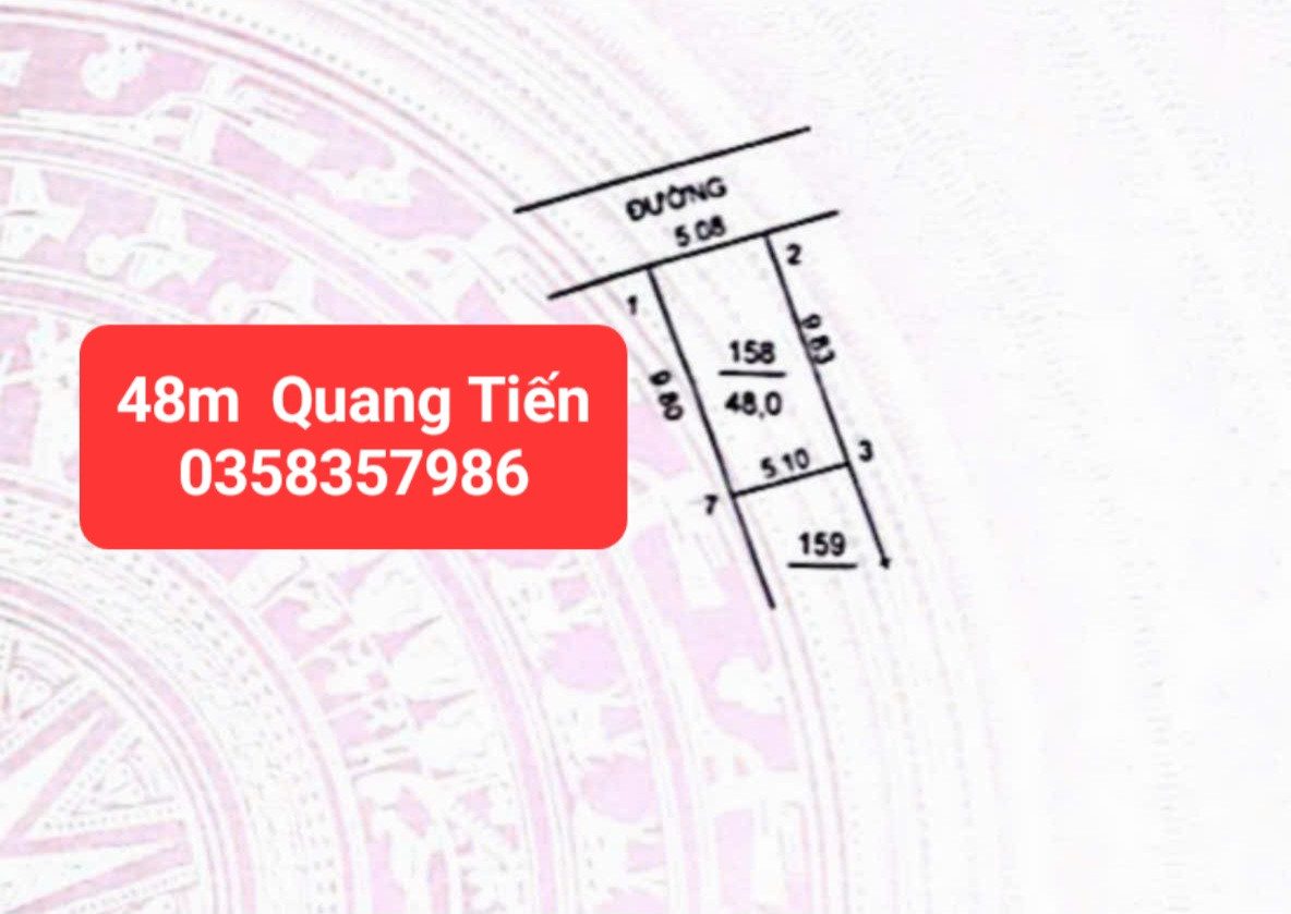 Bán đất 48m² full thổ cư ngang 5.04m giá 2.35 tỷ tại Xã Nội Bài