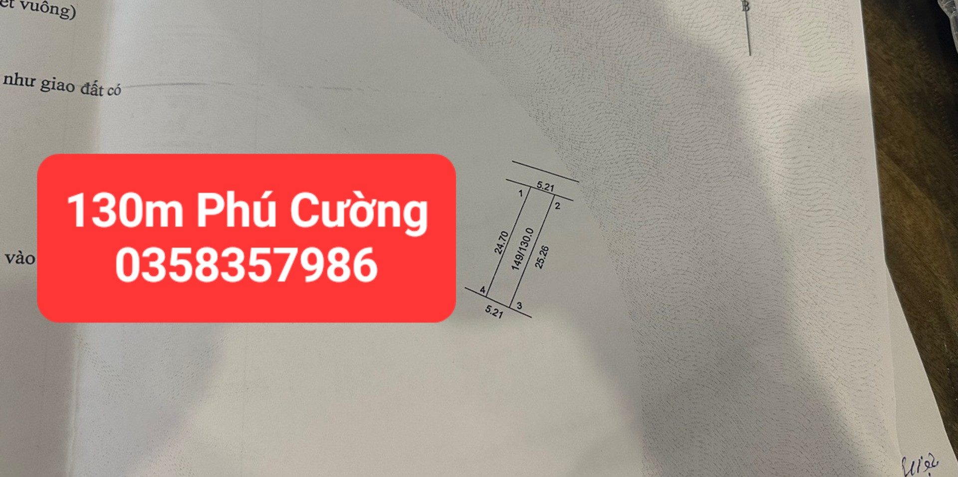 Bán đất 100m² full thổ cư ngang 5.21m giá 5.4 tỷ tại Xã Nội Bài