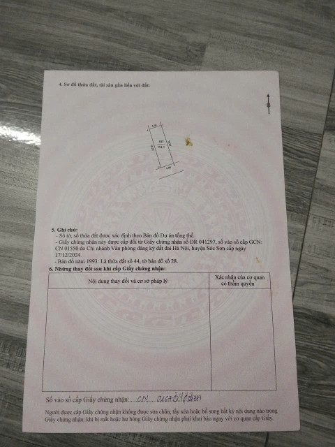Bán đất 114m² ngang 5.96m giá 4.2 tỷ Xã Nội Bài