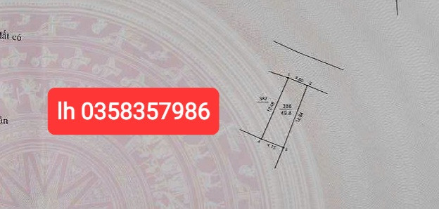 Bán đất 49.3m² ngang 4.15m giá 2.45 tỷ Xã Nội Bài