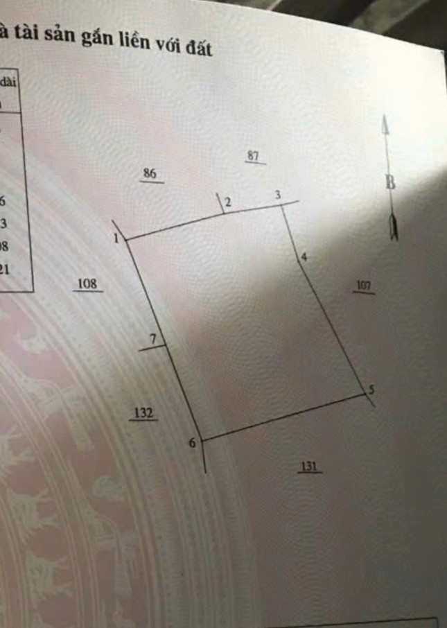 Bán miếng đất 799.4m² ,ngay sát thị trấn Chợ Lầu ,Bắc Bình. 520 triệu