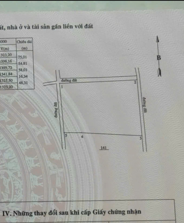 Bán mảnh đất 3817m² ,gần đường liên huyện , 600 triệu tại Xã Phan Hiệp Huyện Bắc Bình