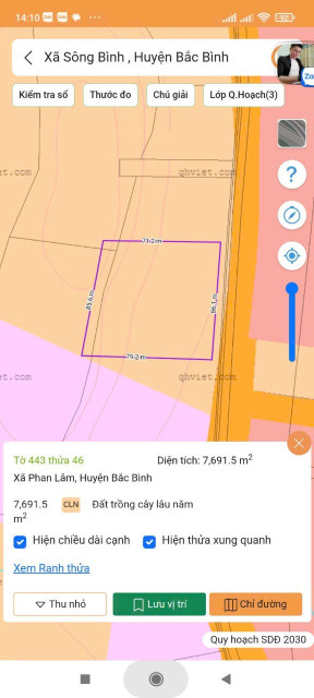 Bán đất mặt tiền đường QL28B