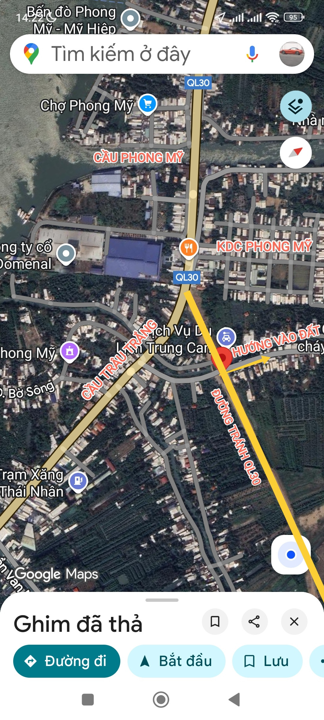 Nhà cấp 4 đường cầu Trâu Trắng chạy vô xã Phong Mỹ huyện Cao Lãnh, cách đường tránh ql30 200m