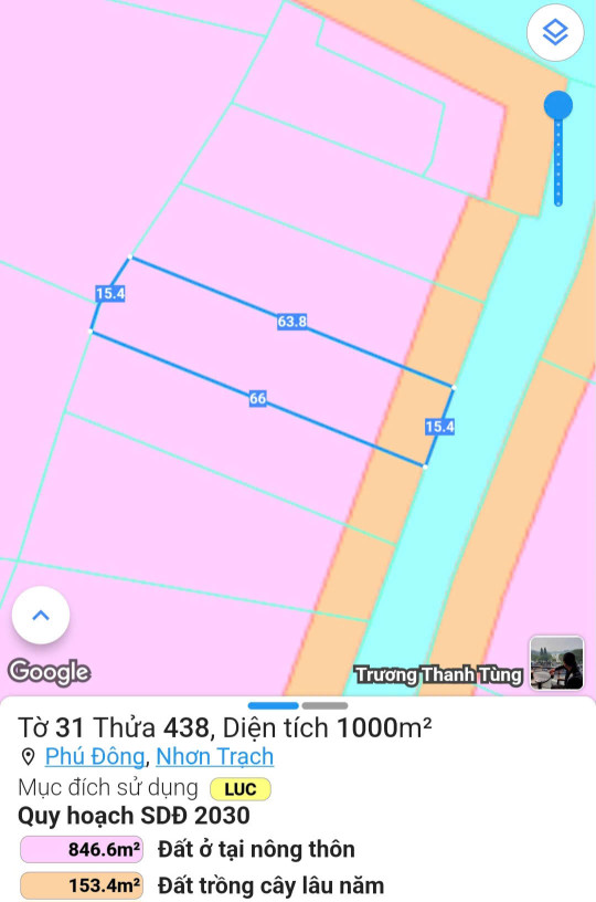 Bán đất 1000.2m² 3.5 tỷ tại Xã Phú Đông Huyện Nhơn Trạch