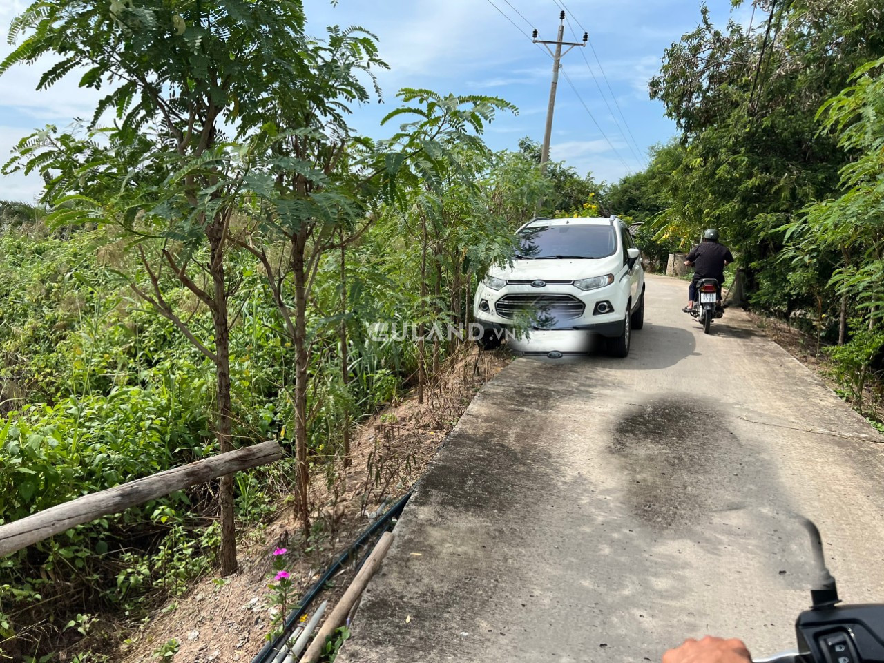 4,2 mẫu đầm 2 mặt tiền đường ôtô, có thổ cư gần sông Cửa Tiểu, Tân Phú Đông, Tiền Giang