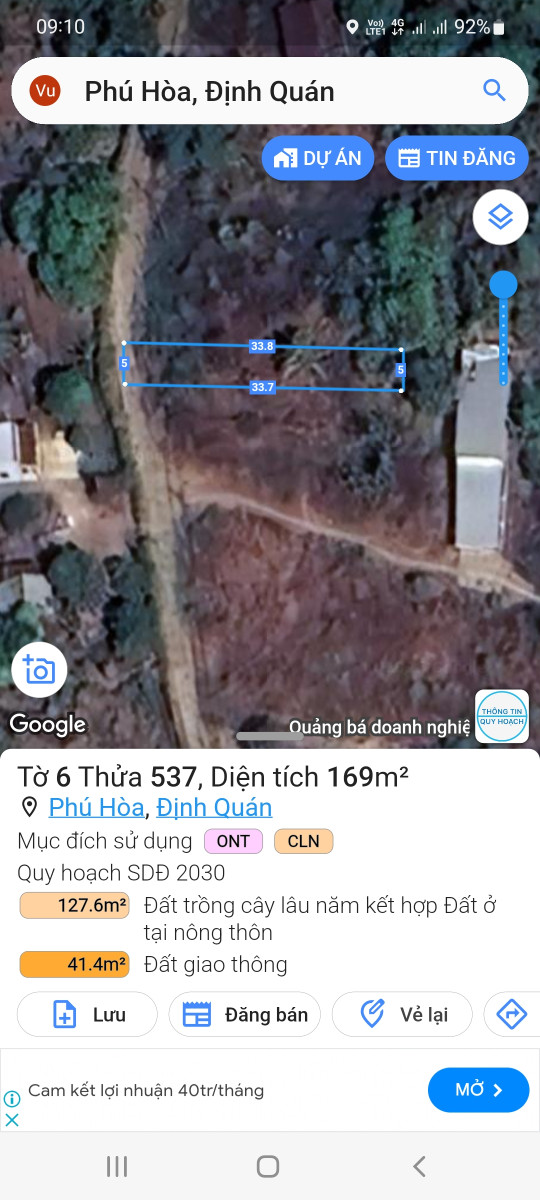 Nhà Đất Phú Hòa Định Quán Đồng Nai