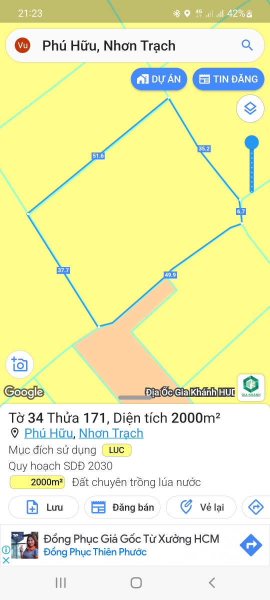 Nhà Đất Phú Hữu Nhơn Trạch Đồng Nai