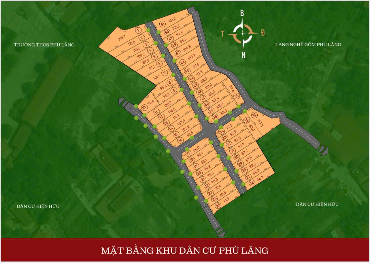 Bán đất 102m² ngang 6m giá 990 triệu Xã Phù Lãng