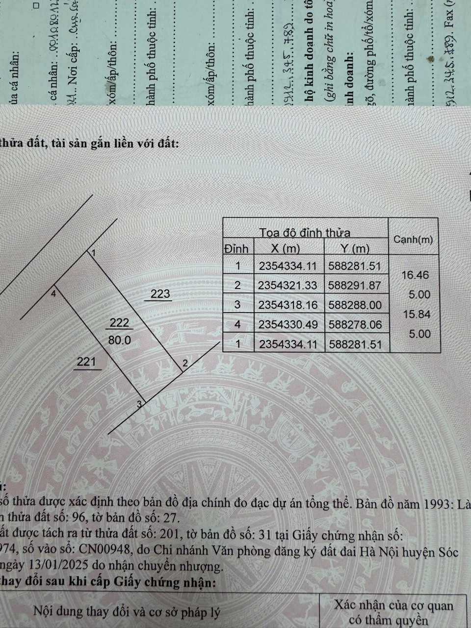 Bán đất 80m² ngang 5m giá 1.8 tỷ tại Xã Phù Linh Huyện Sóc Sơn