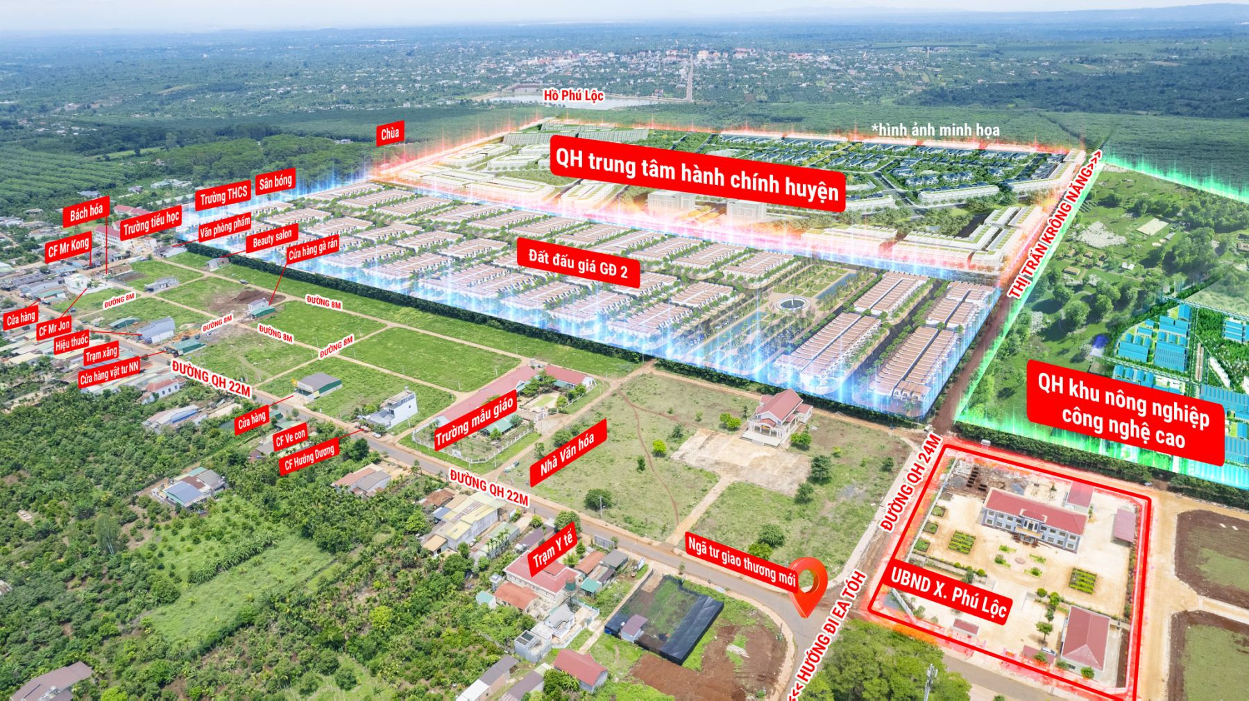 Bán lô đất chính chủ 132m2 ngay cạnh trung tâm hành chính mới Phú Lộc